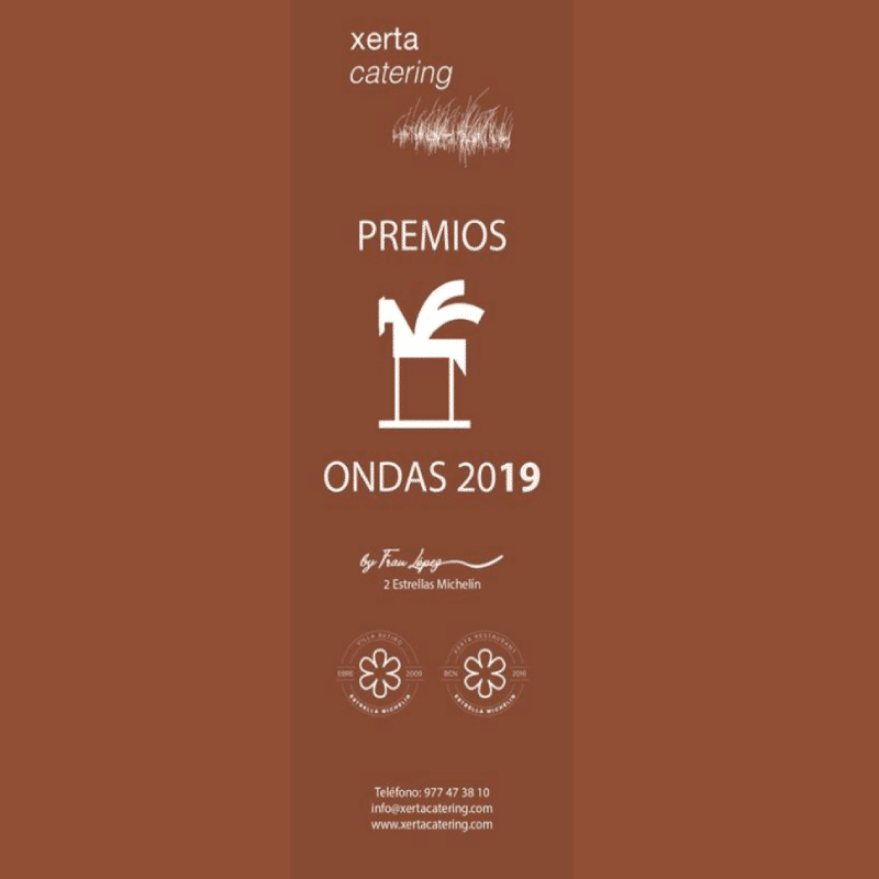 Catering Premios Ondas 2019