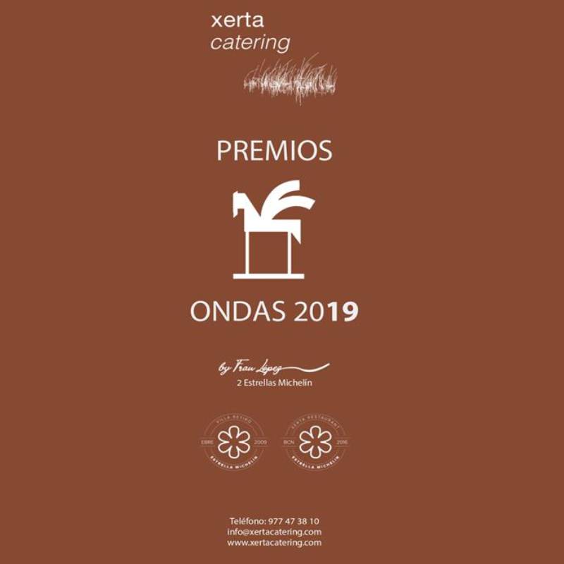 Catering Premios Ondas 2019